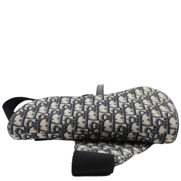 Christian Dior Saddle Oblique Jacquard Crossbody Bag Grey - Picture 4 of 12